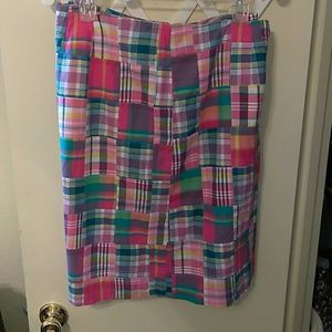 Talbots patch skirt